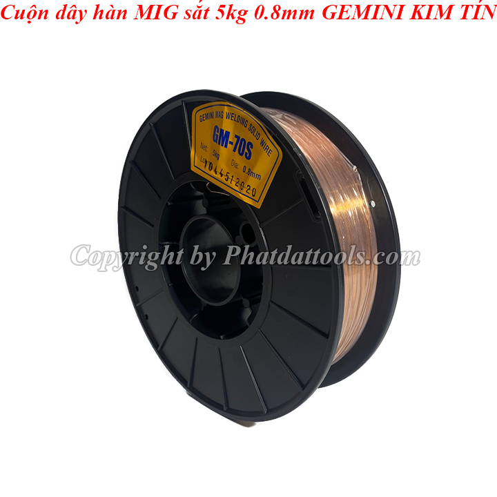 Cuộn Dây Hàn Mig 5kg Dùng Khí GEMINI GM-70S-Chính hãng Kim Tín
