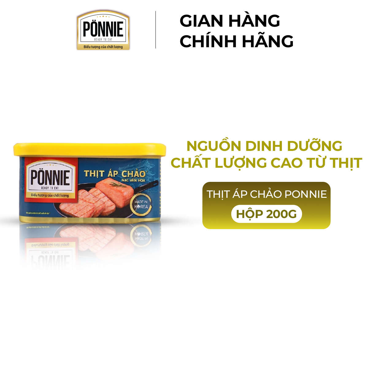 (Chọn Loại) Thịt Áp Chảo Ponnie