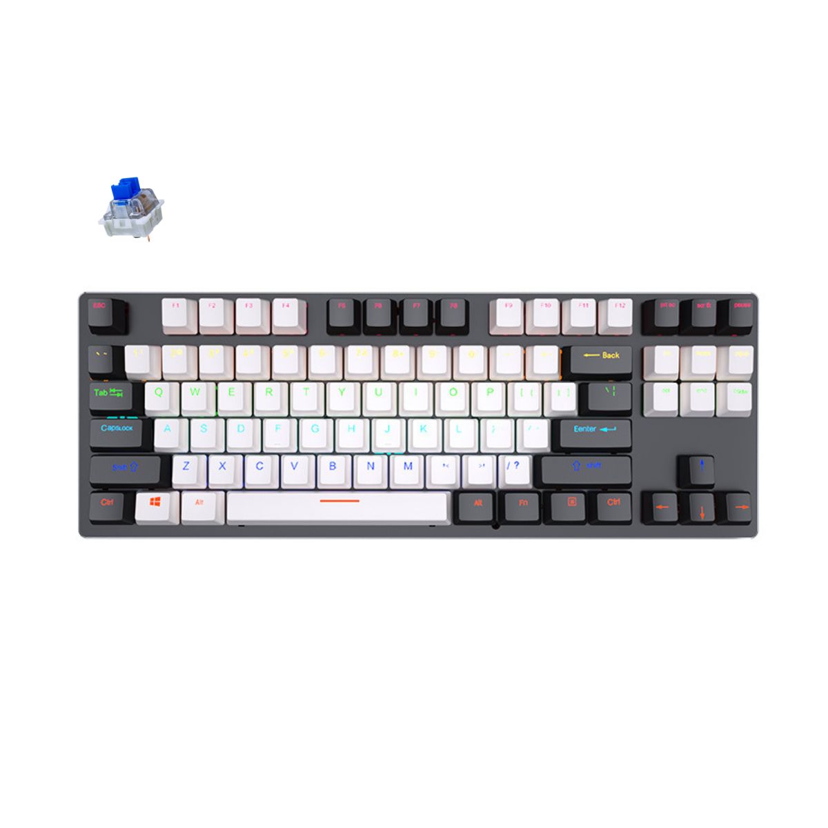 Bàn phím cơ LEAVEN K550 Pro 13 chế độ LED xuyên phím thích hợp chơi game làm việc