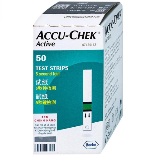 Que thử đường huyết Accu-Chek Active dùng cho máy Accu-Chek Active