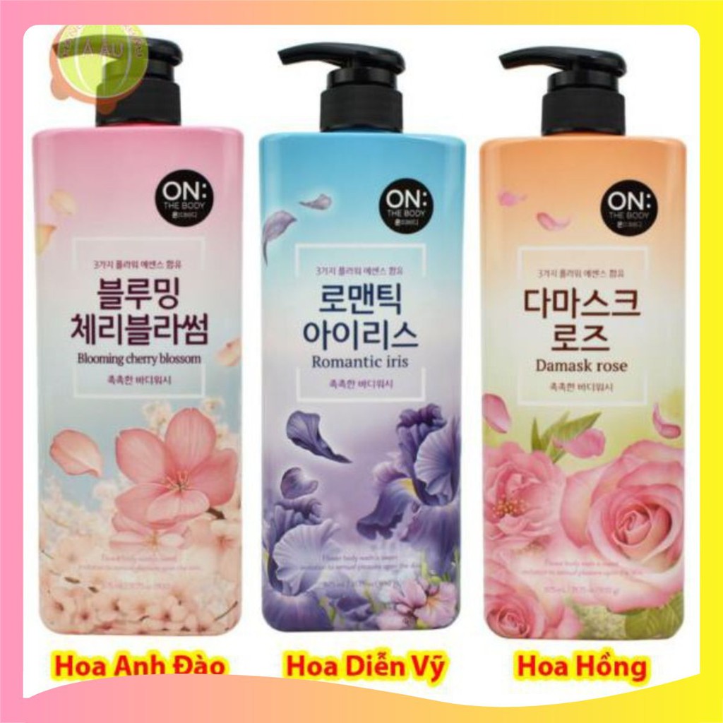 Sữa Tắm Nươc Hoa The On The Body (900Ml) Hàn Quốc Sản Phẩm Tốt Chất Lượng Cao Cam Kết Như Hình An Toàn Cho Người Sử Dụng