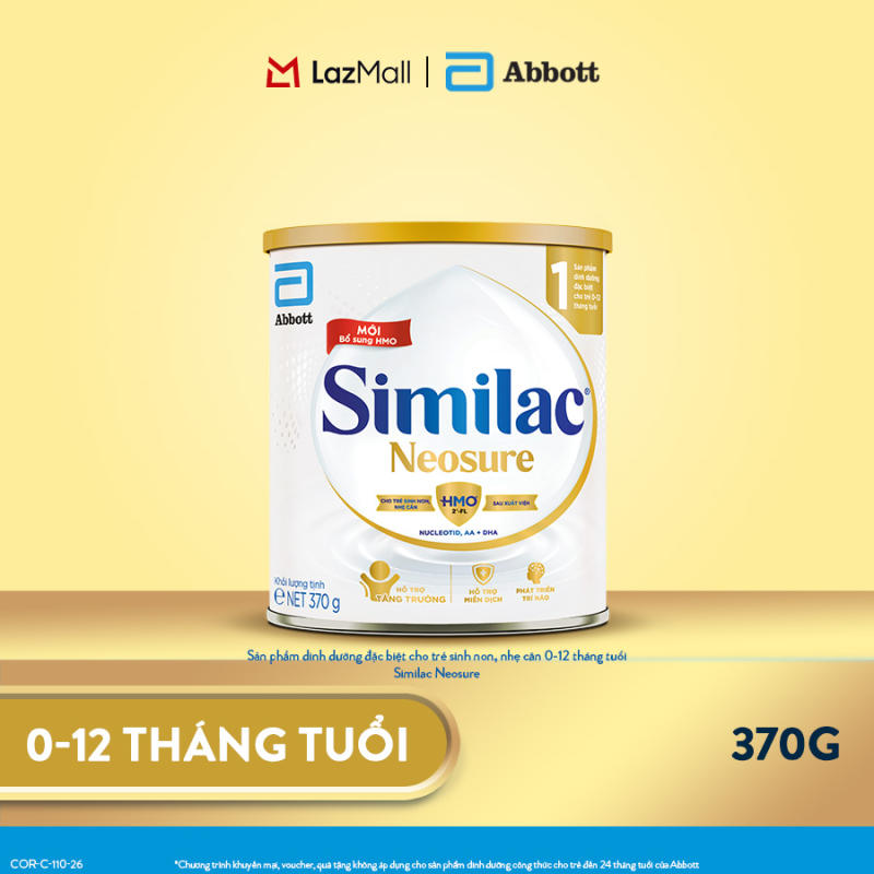 Sữa bột Similac Neosure 370g