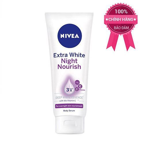 [Hcm]Serum Dưỡng Thể Nivea Trắng Da Ban Đêm 200Ml