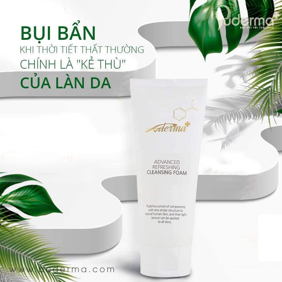 SỮA RỬA MẶT PUDERMA CLEASING FOAM