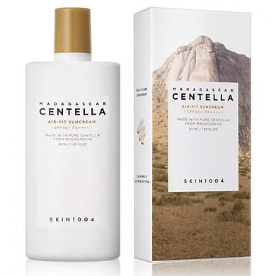Kem chống nắng da nhạy cảm Skin1004 Madagascar Centella Air Fit Suncream SPF50+Pa++++ 50ml chất lượng đảm bảo an toàn đến sức khỏe người sử dụng