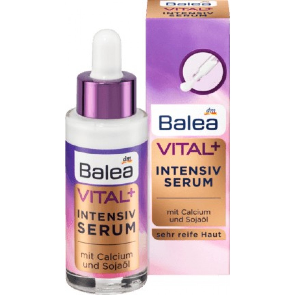 Tinh chất nâng cơ săn chắc da Balea VITAL+ 30ml - Đức (Cho tuổi trung niên)
