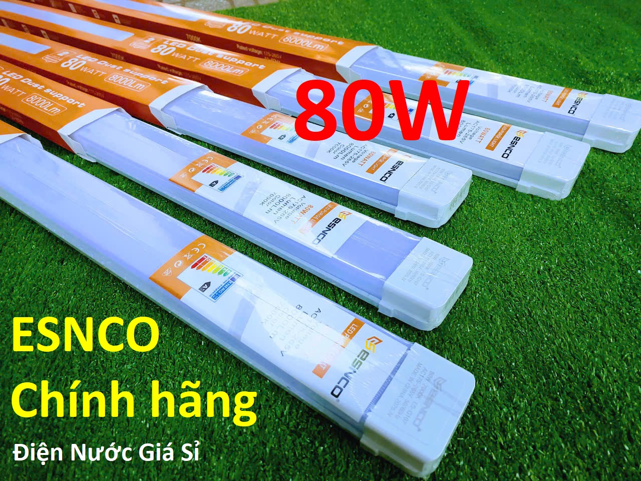 Đèn Led Bán Nguyệt Chống Bụi 0.6m-1m2 32W 40W 60W 80W 100W ESNCO DSY Sáng Trắng 7000K (đặt mua từ 2 sp)