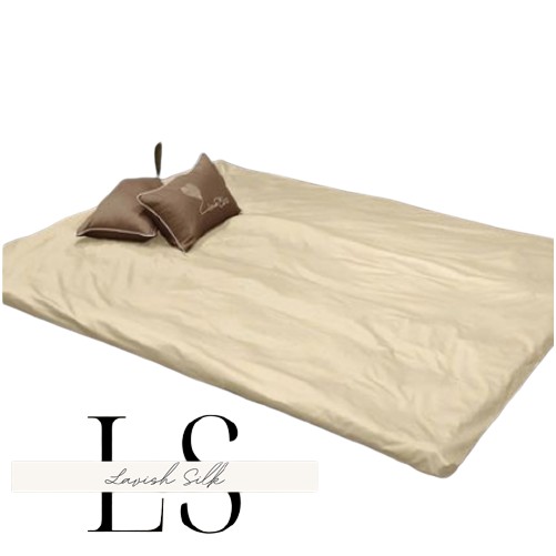 Áo Bọc Nệm Áo Bọc Topper 1m và 1m2 Phi Lụa Cao Cấp Lavish Silk hàng loại 1 mát lạnh không nối vải (2