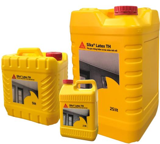 Sika Latex TH 2L Chính hãng - Phụ gia chống thấm và tác nhân kết nối giá sỉ..