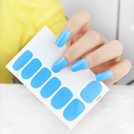 Bộ 12 nhãn dán trang trí móng tay chống thấm nước phong cách Hàn Quốc