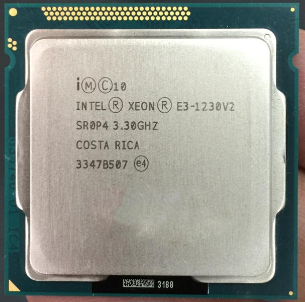 CPU INTEL XEON E3-1230V2 CŨ ( 3.3GHZ / 8M CACHE / 4 CORES – 8 THREADS ) - CŨ (Ngang Core i7 3770)