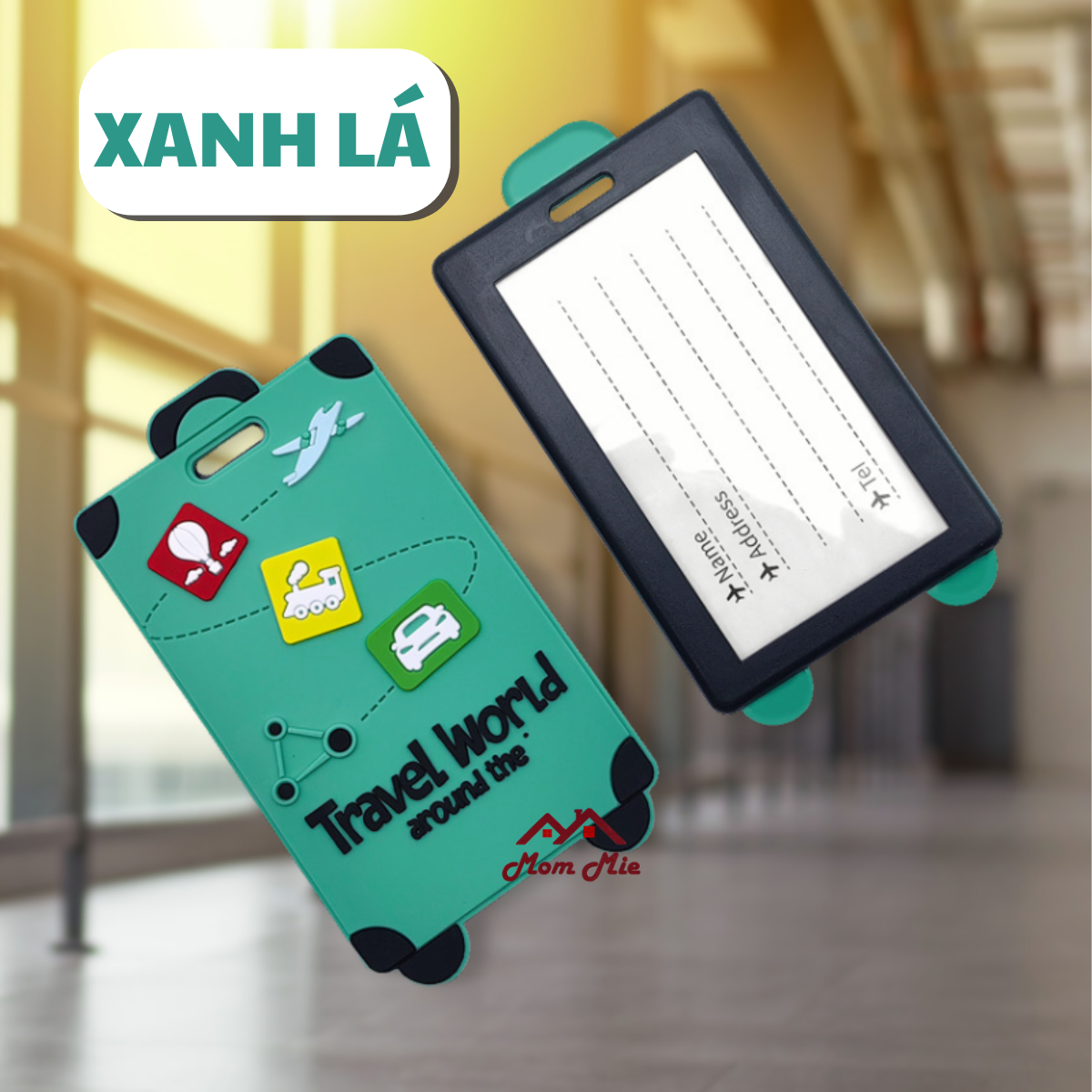 [MỚI] Thẻ tên vali name tag vali balo hành lý du lịch bằng nhựa dẻo nhiều mẫu dễ thương - M106 M127 