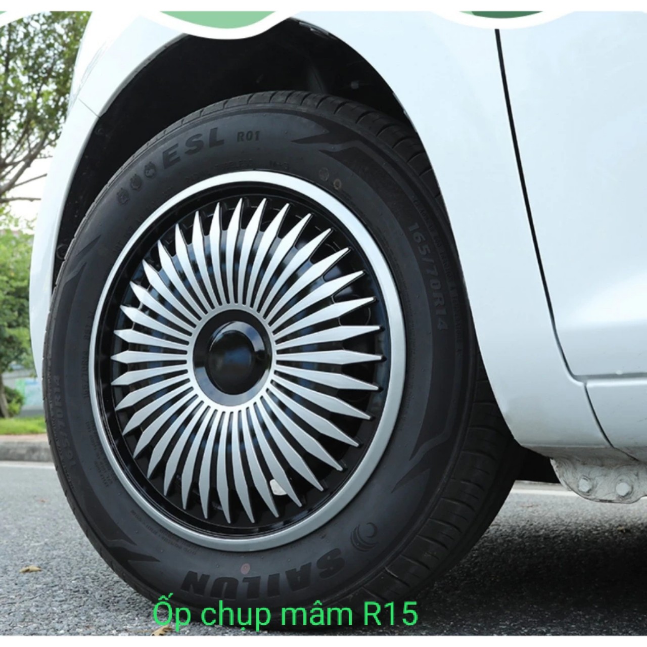 Ốp Chụp Mâm (Lazang) Oto R13 -R14 R15  - 13-14 15 Inch - xuất sứ hàng quốc -  mẫu đẹp chắc chắn