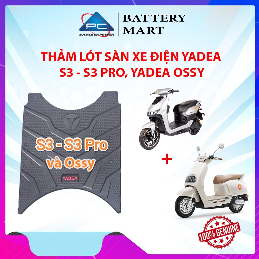 Thảm Lót Sàn Xe Điện Yadea Voltguard (V002) X-Bull Orla Odora S3 M6i E3 Vigor i6 i8 Ocean Ossy Oris