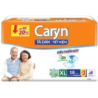 Tã Dán Caryn Ngày Và Đêm M10 M18 L10 L18 XL18 - Caryn Tiết kiệm - Caryn Vàng - Tã Dán Người Già - Thanh Ngân Store