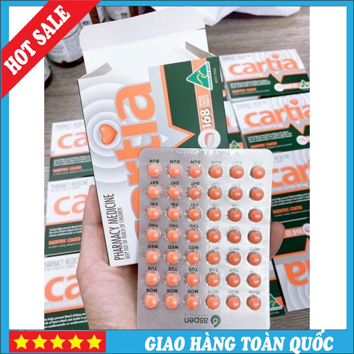 Viên Chống Đột Quỵ Cartia 168 Viên Tai Biến