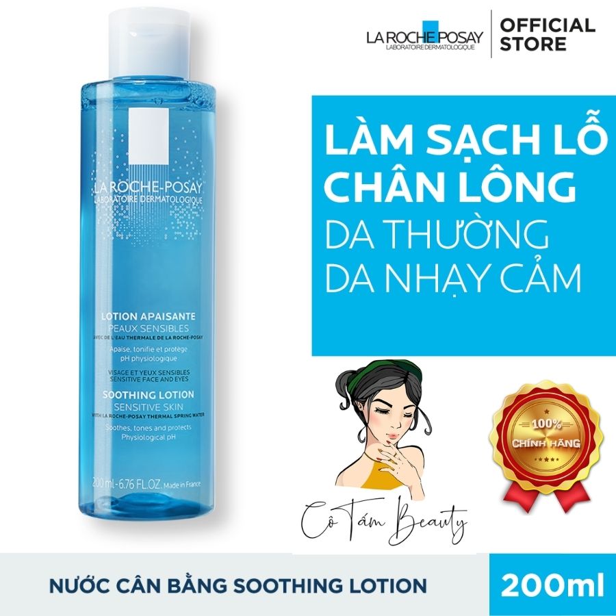 Nước cân bằng giàu khoáng dành cho da nhạy cảm La Roche-Posay Soothing Lotion Sensitive Skin 200ml