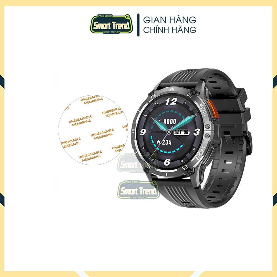 Combo 2 Miếng dán PPF Bảo Vệ Đồng Hồ Đồng Hồ Thông Minh BeFit Hunter 1 48mm Cường Lực Dẻo 4 lớp