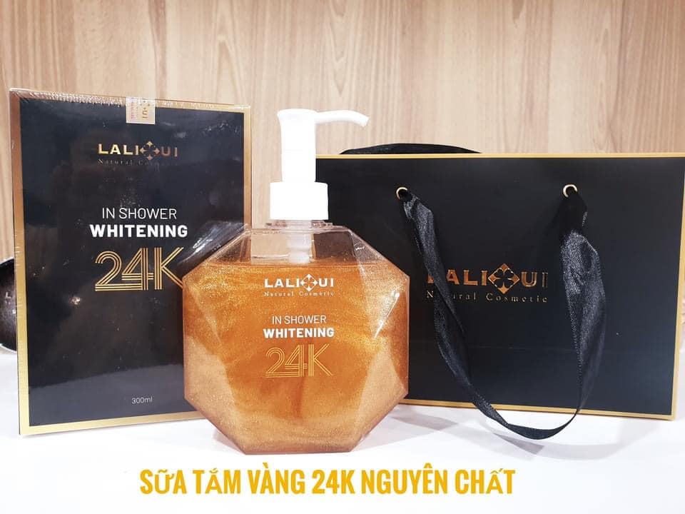 Sữa Tắm Vàng 24K Lalihui Duy Trì Độ Ẩm Cho Làn Da Mịn Màng Tươi Sáng