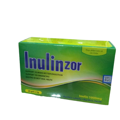 Giúp hệ tiêu hóa phát triển khỏe mạnh tăng sức đề kháng - Inulin zor - Hộp 20 gói