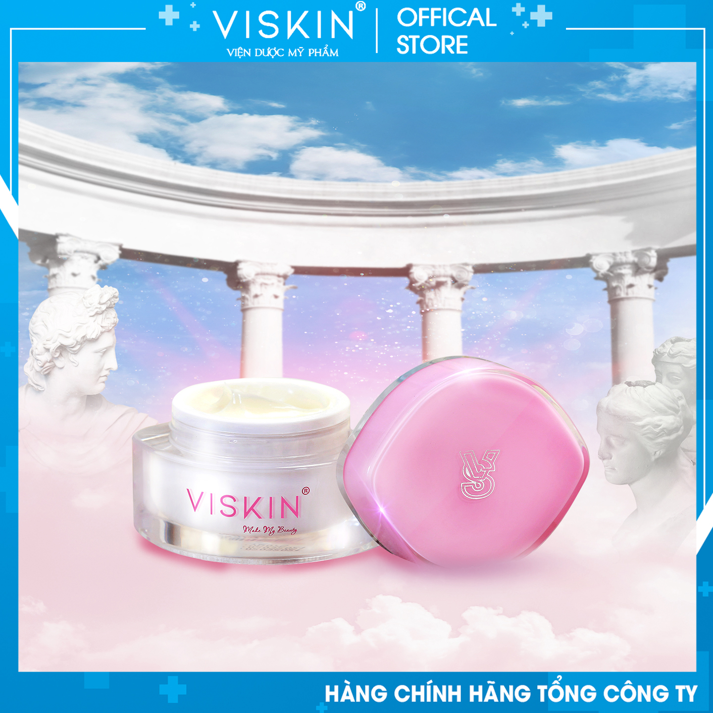 [CHÍNH HÃNG] KEM DƯỠNG TRẮNG HỖ TRỢ PHỤC HỒI DA VISKIN - VISKIN WHITENING & REGENERATE SUPPORT FACE
