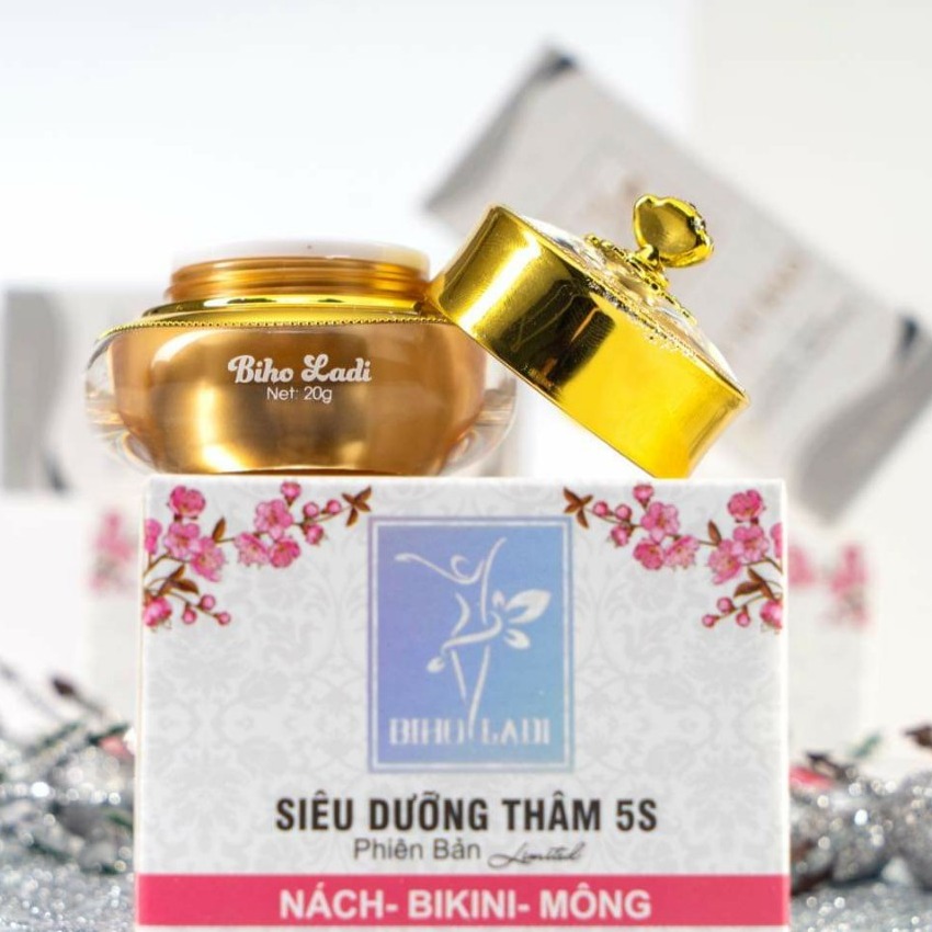 [Hàng Chính Hãng] - Siêu Dưỡng Thâm 5S Biho Ladi Hết Thâm - Đánh Bay Thâm Nách Thâm Bẹn Thâm Bụng Thâm Ti Thâm Mông Thâm Vùng Bikini - Cải Thiện Mùi Hôi Nách Hôi Chân Se Khít Lỗ Chân Lông