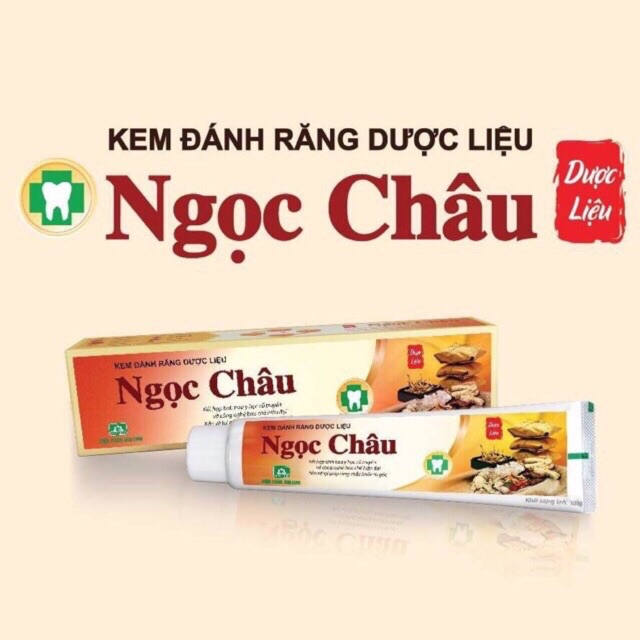 Kem Đánh Răng Dược Liệu Ngọc Châu 100G