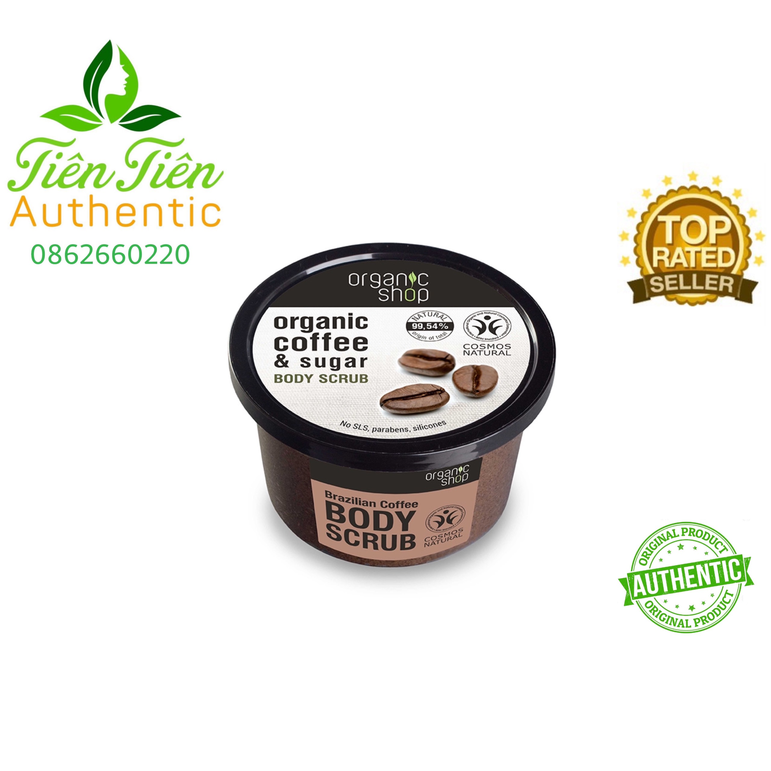 Tẩy Da Chết Body Coffee And Sugar 250Ml