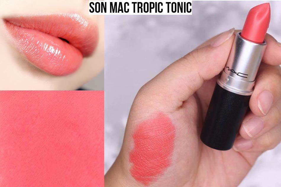 Son Mac Matte Lipstick - 628 Tropic Tonic Cam Đào Xách Tay Mỹ