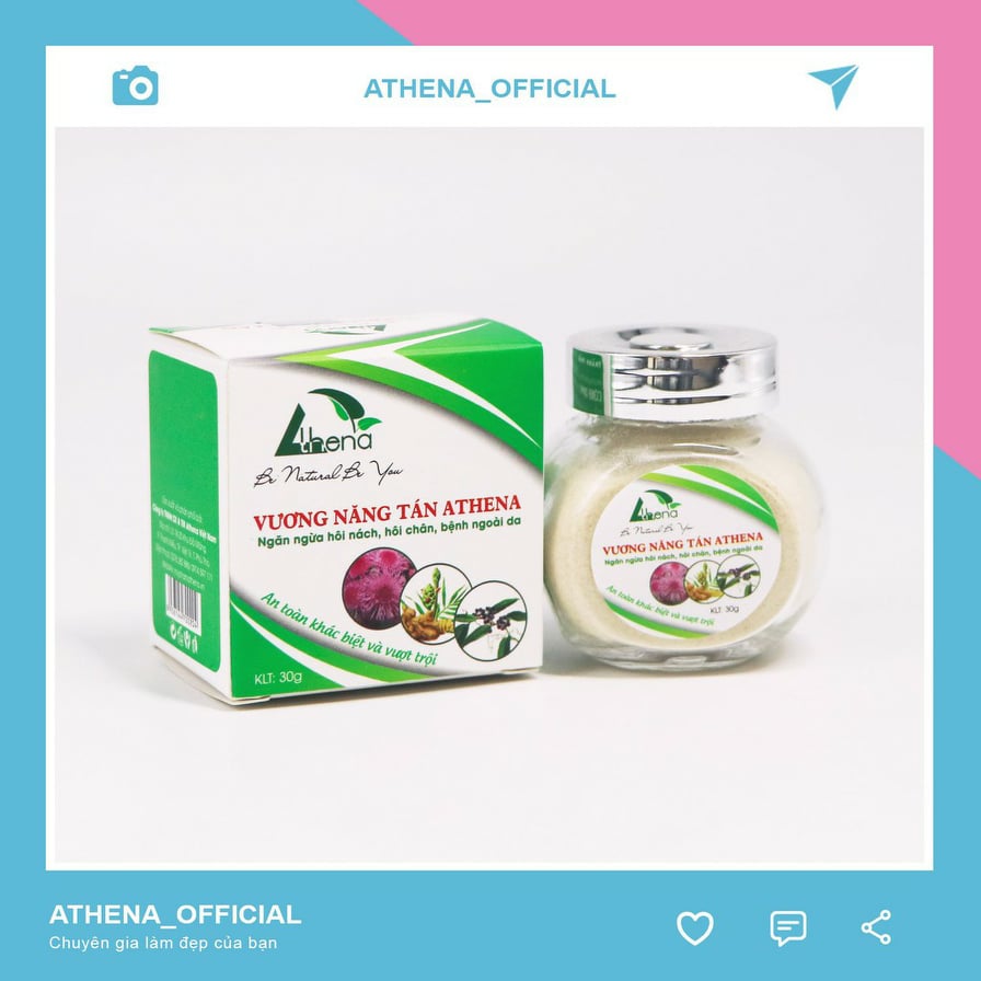 Vương Năng Tán Athena 30G - Hiệu Quả Cao Không Gây Ố Vàng Áo