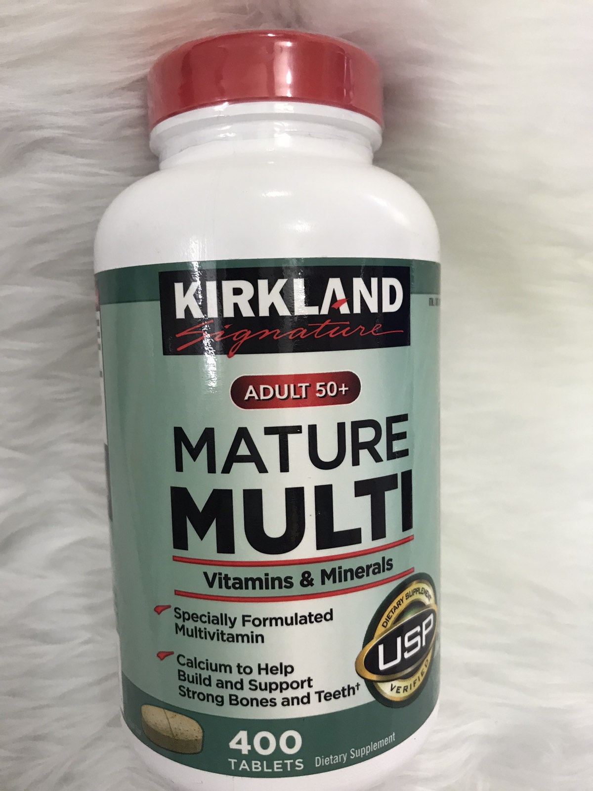 Bổ Sung Vitamin Cho Người Trên 50 Tuổi - Kirkland Mature Adults 50+ Multi 400 Viên