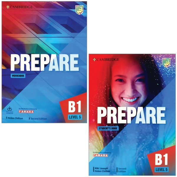 Combo Sách Hay Prepare B1 Level 5: Students Book + Workbook With Audio + Video Download