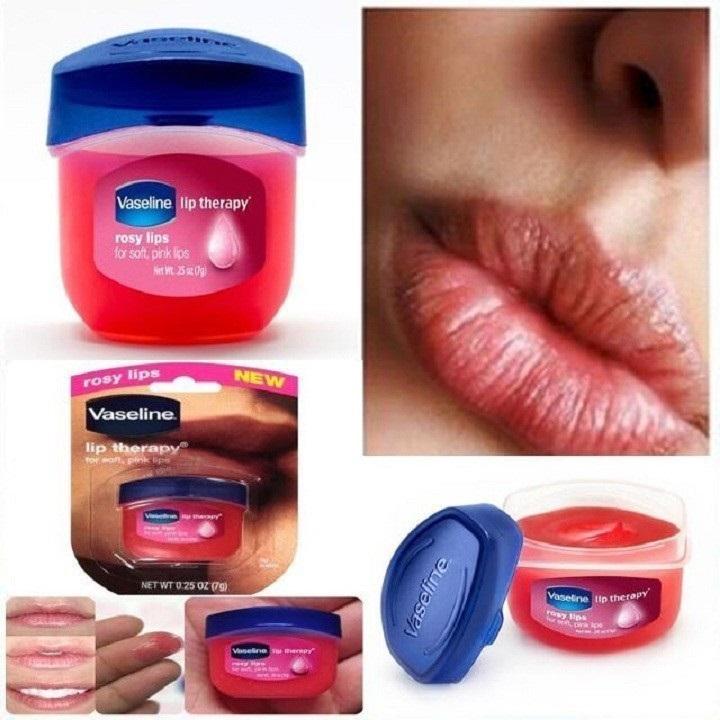 [Hcm]5 Hộp Son Dưỡng Môi Vasaline Mùi Hoa Hồng