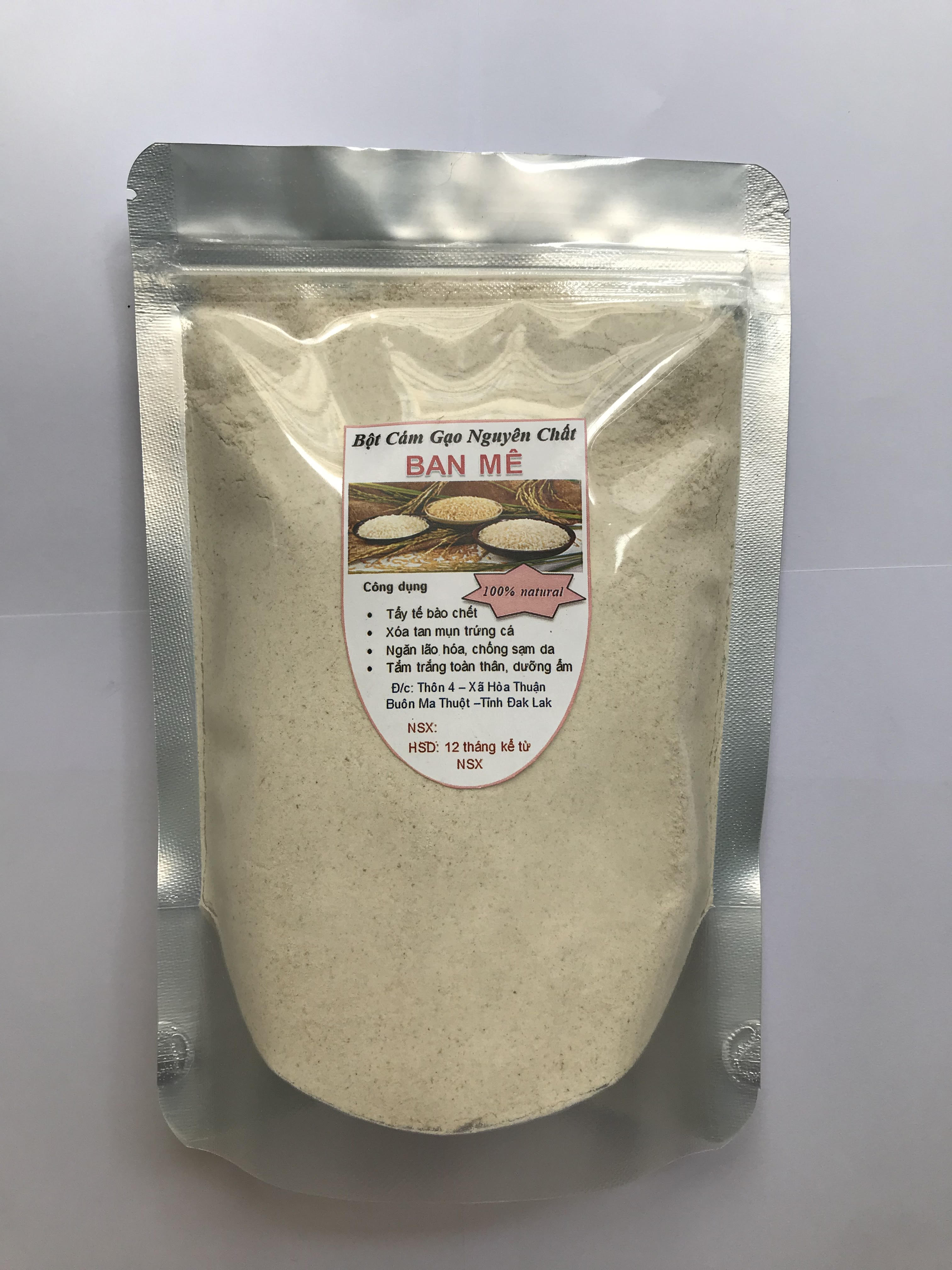 BỘT CÁM GẠO THIÊN NHIÊN TRỊ MỤN – NGỪA NÁM DA – SE NHỎ LỖ CHÂN LÔNG – TẶNG QUE ĐẮP