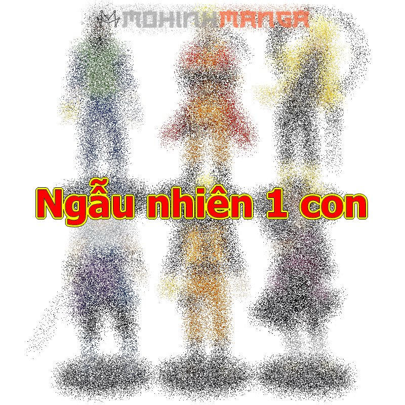 Mô hình 6 nhân vật Naruto Kakashi Sasuke Itachi Gaara Sakura Minato Rock Lee Nara Shikamaru Hinata B