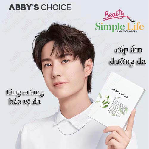[Vương Nhất Bác] Mặt nạ Abbys Choice tinh chất trà xanh chống lão hóa dưỡng ẩm khóa nước cải thiện sạm da (10 miếng)
