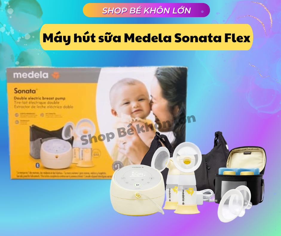 Máy hút sữa Medela Sonata flex new seal bản mới Bh 12th