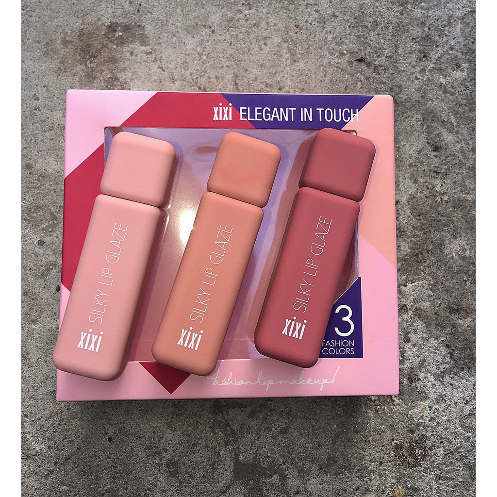 [HCM]Sét son kem XIXI 3 màu cho các nàng yêu tone đỏ nhé