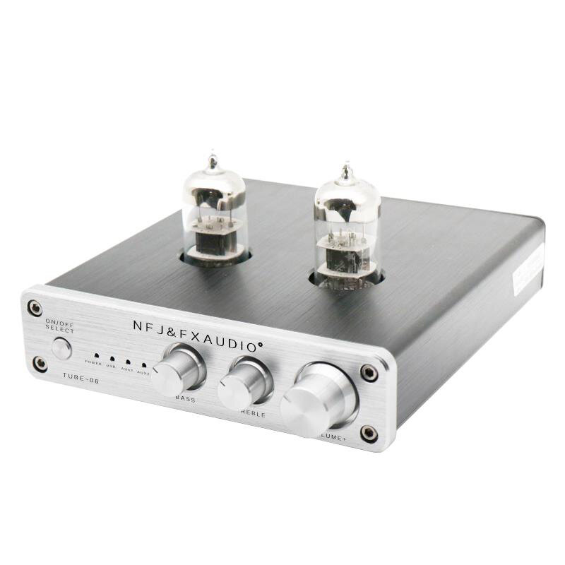 Amply Đèn FX-AUDIO TUBE-06 Tube DAC USB tích hợp Preamplifier Kèm 2 bóng 6N3