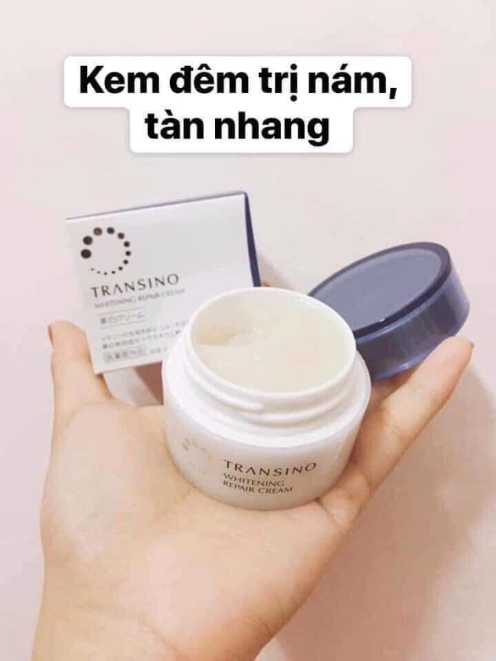 Kem Đặc Trị Nám Tàn Nhang Dưỡng Trắng Và Tái Tạo Da Ban Đêm - Transino Whitening Repair Cream Ex