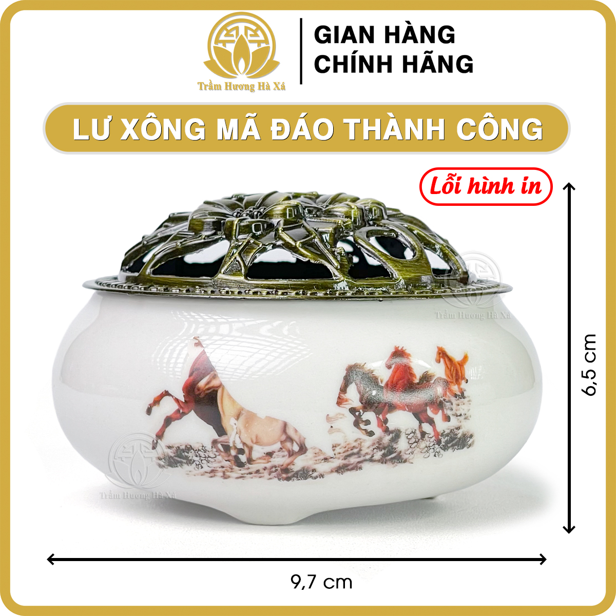Lư đốt trầm hương xông nhà tẩy uế Trầm Hương Hà Xá đồ thờ cúng phong thủy mang ý nghĩa may mắn tài lộc cho gia chủ
