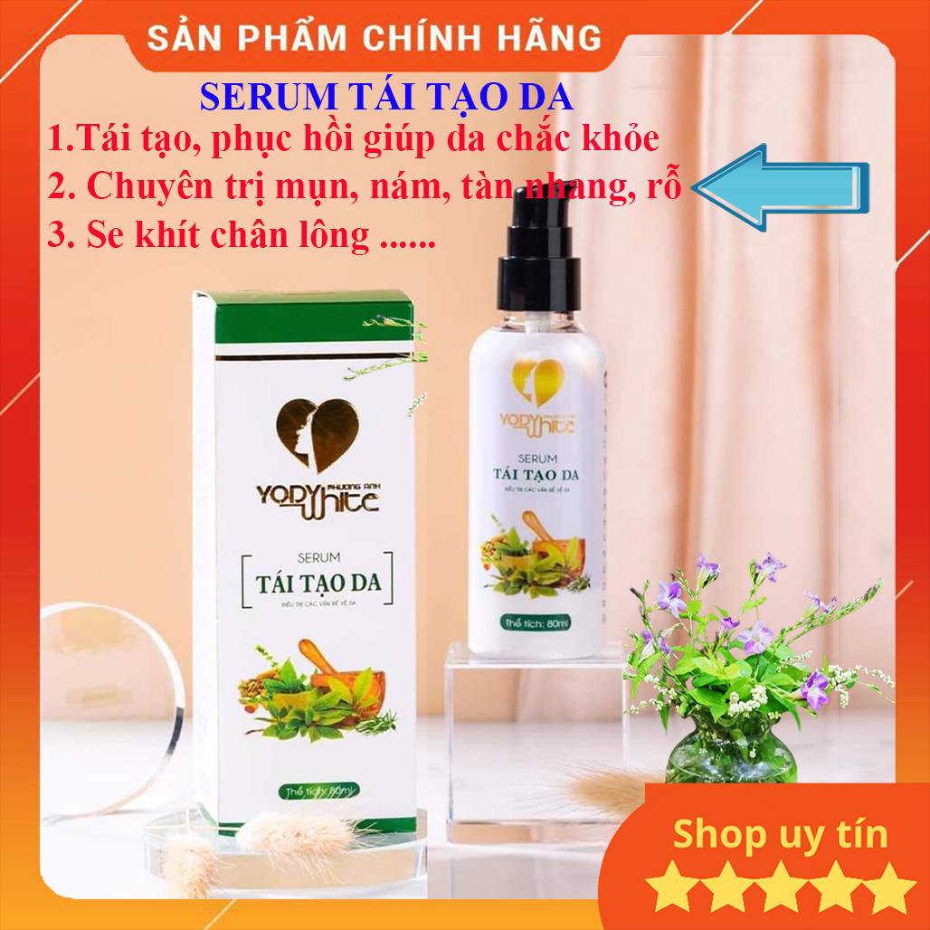 [???? ????] Tái Tạo Da Yody White Phương Anh Làm Sạch Mụn Thâm Nám Tàn Nhang Giúp Da Phục Hồi Trắng Khỏe