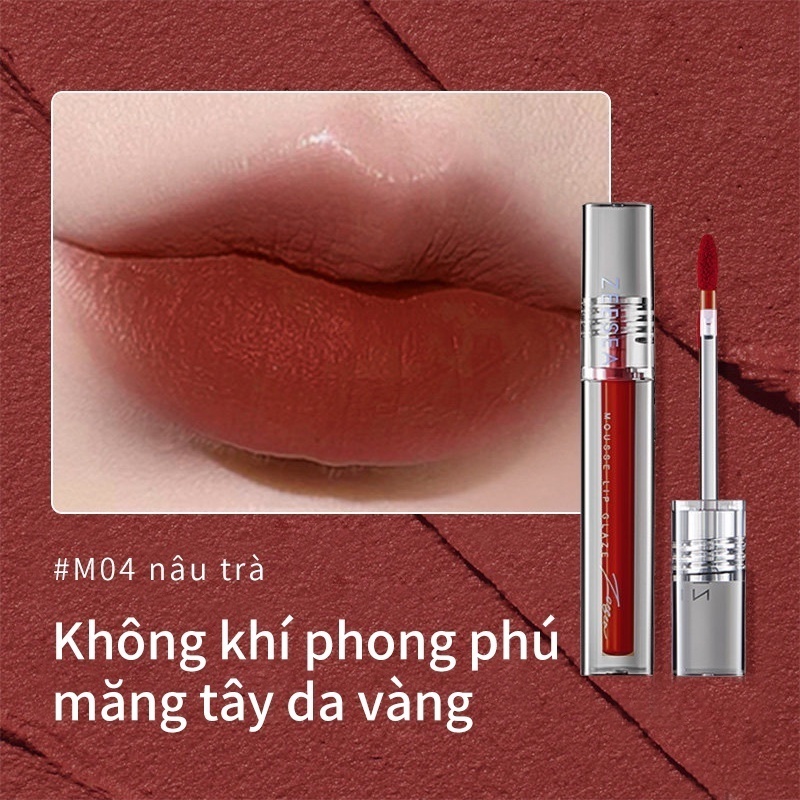 Son Kem Lì ZEESEA Màu Nhung Mịn Lì Son Kem Dưỡng Ẩm Lâu Trôi SHUSHU COSMETICS