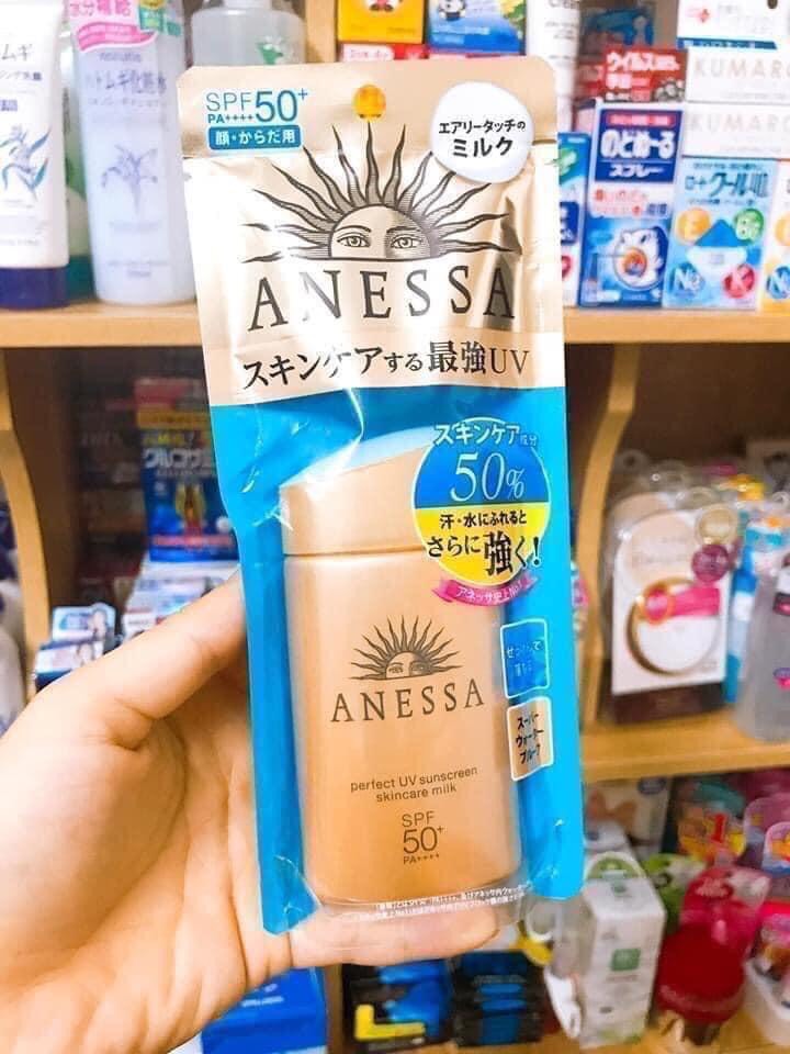 Kem Chống Nắng Anessa Perfect UV SPF 50++ Phù Hợp Mọi Loại Da