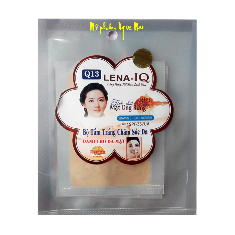 [Hcm]Bộ Tắm Trắng Chăm Sóc Da Mặt Tinh Chất Mật Ong Rừng Q13 Lena - Iq - 100G