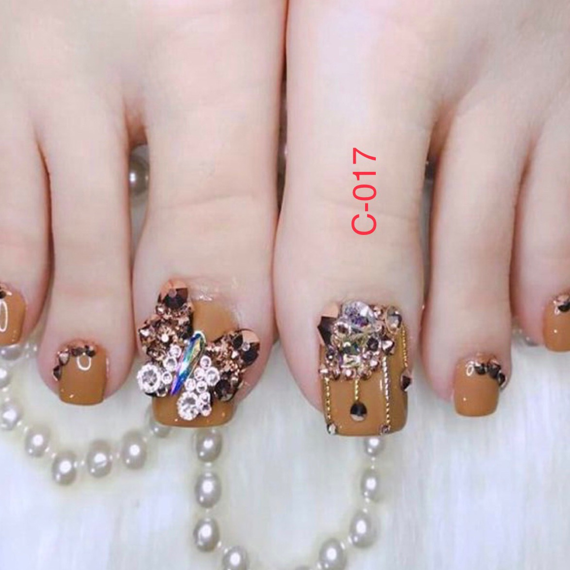 C - 017 Móng Chân Giả - Nail Thiết Kế