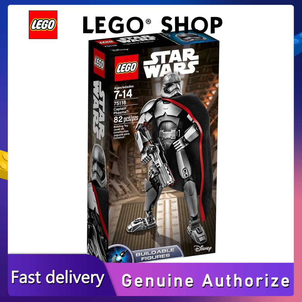 【Hàng chính hãng】 LEGO Star Wars Captain Fasma 75118 Đồ chơi Star Wars (82 miếng) đảm bảo chính hãng