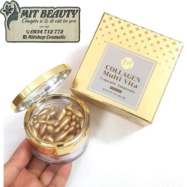 [Hcm][Hộp 38 Viên] Viên Tinh Chất Ammud Dưỡng Trắng Vitamin Collagen Tổng Hợp Ammas Nhật Bản