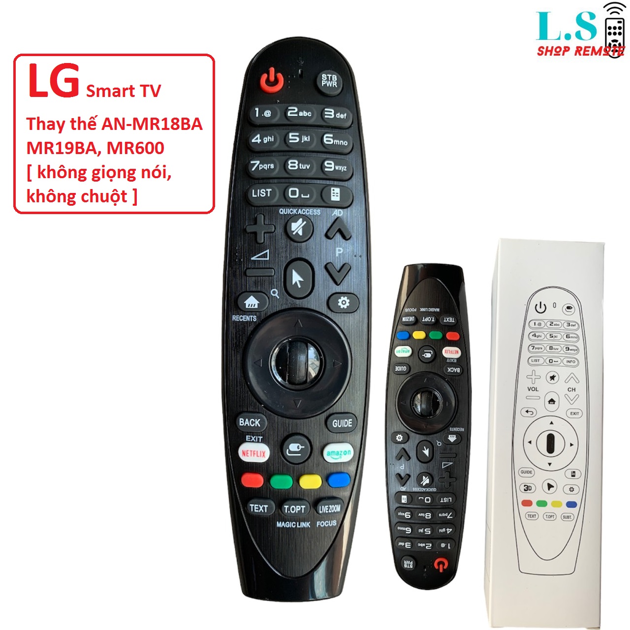 Điều khiển tivi LG Smart thay thế AN-MR18BA MR19BA [ không giọng nói k chuột bay ] remote LG tv đời 2018 2019