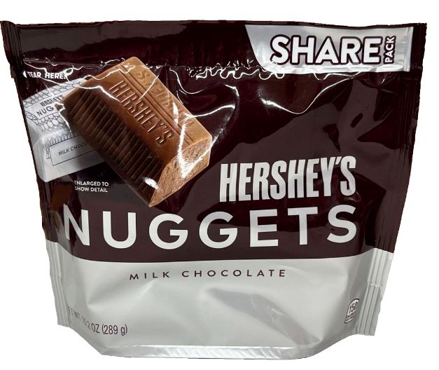 Date 11/26 Socola Sữa Hersheys Nuggets Share Size Milk Chocolates (10.2 oz) 289g